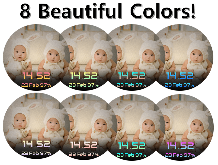 Font and color customization options